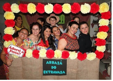 Grupo de Dança Extravasa tem aula especial com arraiá caipira (foto: JB Treinamento)
