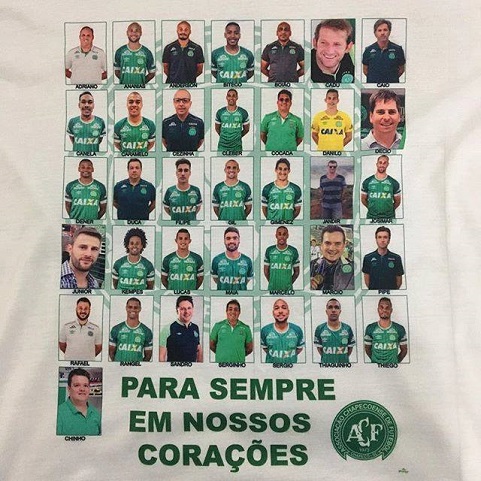 Imagem: Reprodução/Delegação da Chapecoense 