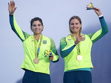 kunze e grael medalha de ouro na vela | Imagem: reproduo/Getty Images