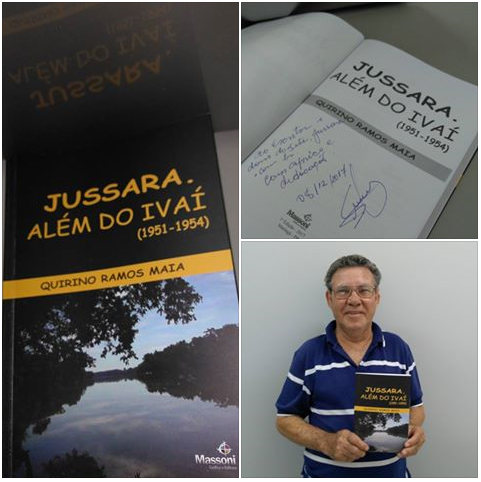 Foto: Autor do livro Jussara Além do Ivaí, professor Quirino R Maia | JB Treinamento 