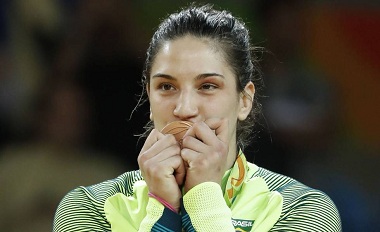 Mayra Aguiar medalha de bronze no boxe Rio 2016 | Imagem: Jack Guez AFP