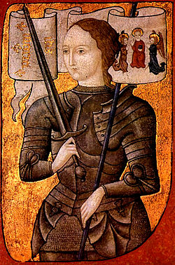 Imagem: Joana D'Arc: de feiticeira à Santa | reprodução/Wikipedia/Gravura A Virdem D'Orleans