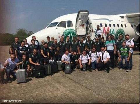 Imagem: Time de Chapecoense Reprodução/G1