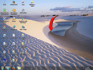 Conhecendo a Área de Trabalho do Windows 7 - Alterar o plano de fundo
