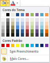 Caixa de cores | Microsoft Excel